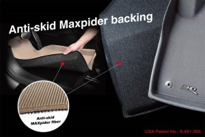 Jeep Wrangler JL Unlimited Floor Mat Set - Front + Rear - 3D MAXpider - MAXTRAC - Black - `18-`24